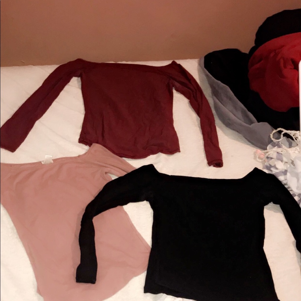 Off the shoulder shirts